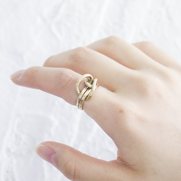 SASAI <br /> Musubi ring in Brass ॹӥ